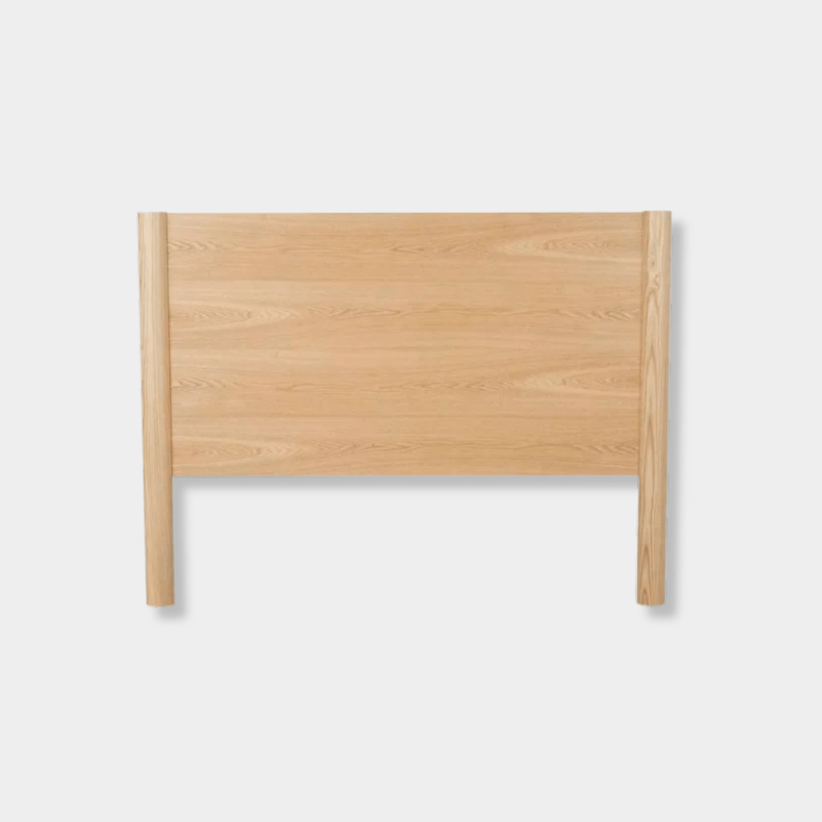 Natural ash wood Artie Bedhead by Globe West with simple, sleek design and visible timber grain.