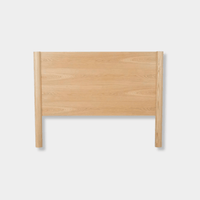 Natural ash wood Artie Bedhead by Globe West with simple, sleek design and visible timber grain.