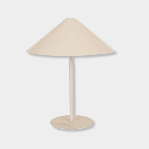 GlobeWest Easton Shelter Table Lamp, Pearl Stone | Norsu Interiors