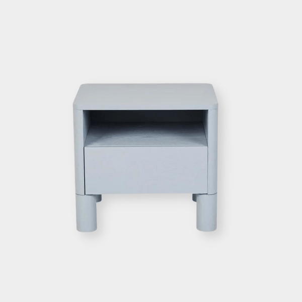 GlobeWest Artie Open Bedside, Powder Blue | Norsu Interiors