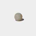 CoTheory Orbit Sphere Table Sculpture - White Onyx, Small