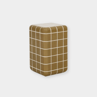 Globe West Side Tables Globe West Seville Tile Side Table, Olive (7953889657081)