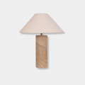 GlobeWest Easton Aurora Table Lamp - Rainbow Sandstone/Snow