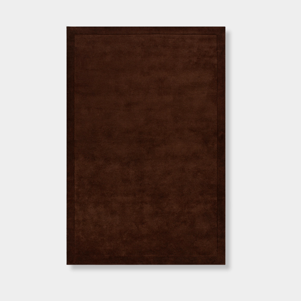 Baya Norfolk Floor Rug in Chocolate | Norsu Interiors