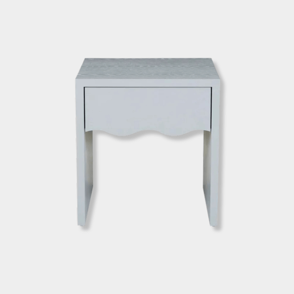 GlobeWest Artie Wave Bedside, Powder Blue | Norsu Interiors