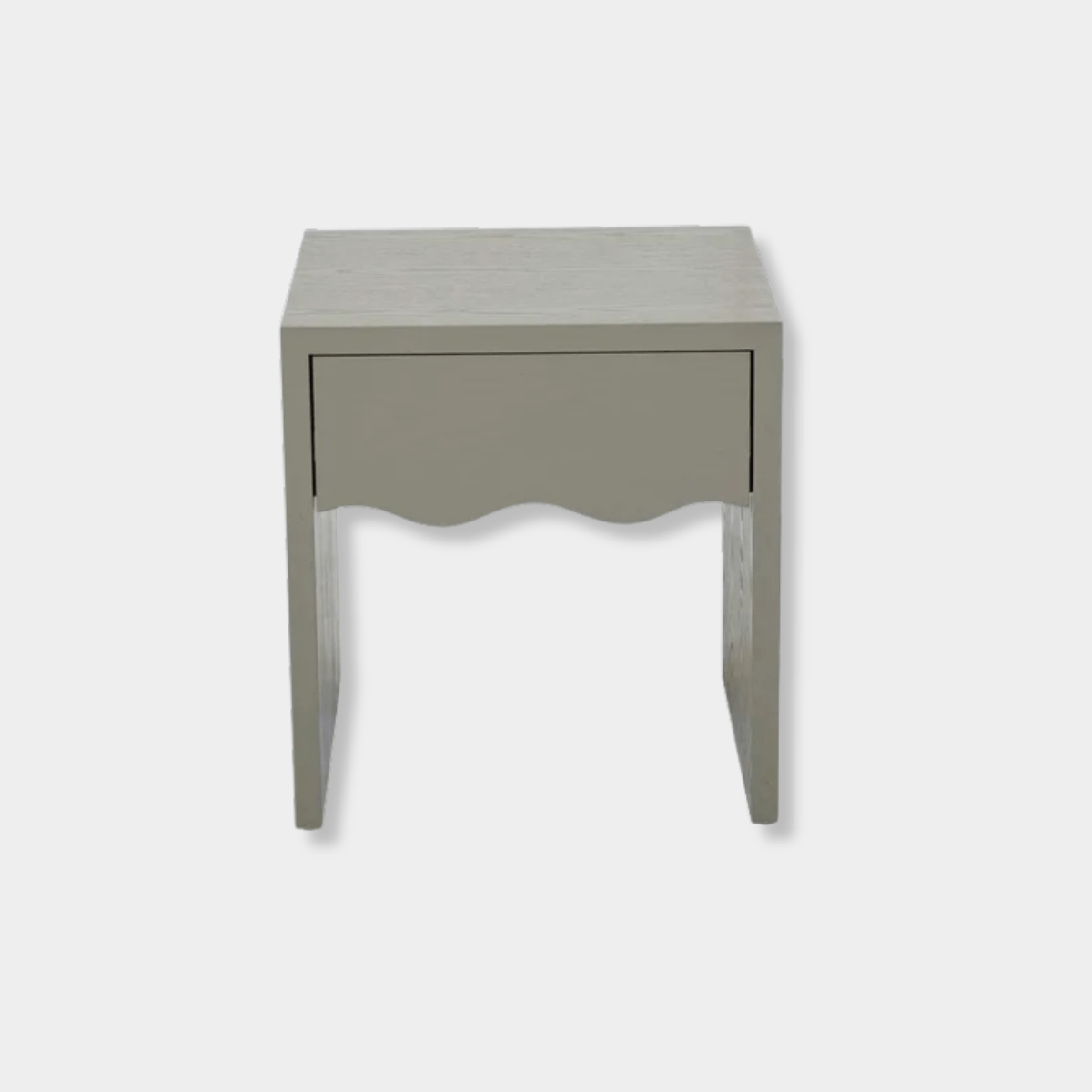 Globe West Bedside Tables Globe West Artie Wave Bedside, Snowgum