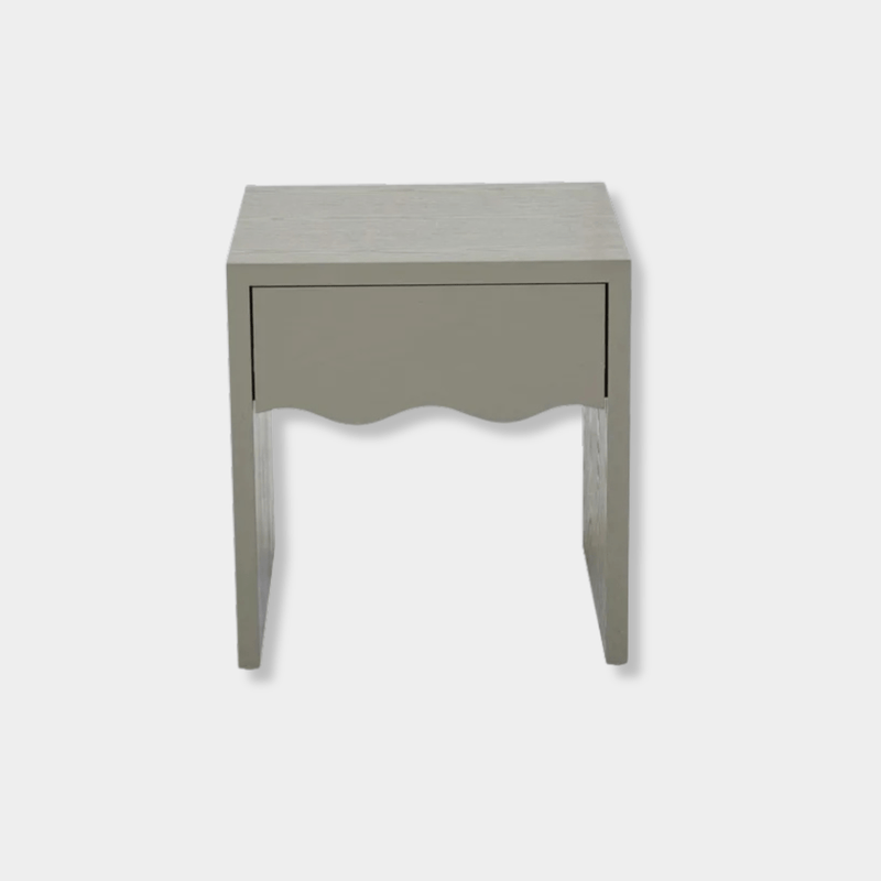 Globe West Bedside Tables Globe West Artie Wave Bedside, Snowgum