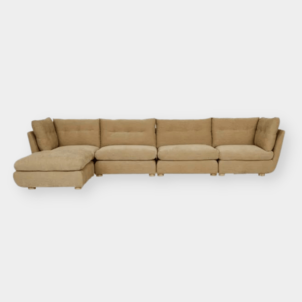 GlobeWest Hugo Marla Modular Sofa, Copeland Honey | Norsu Interiors