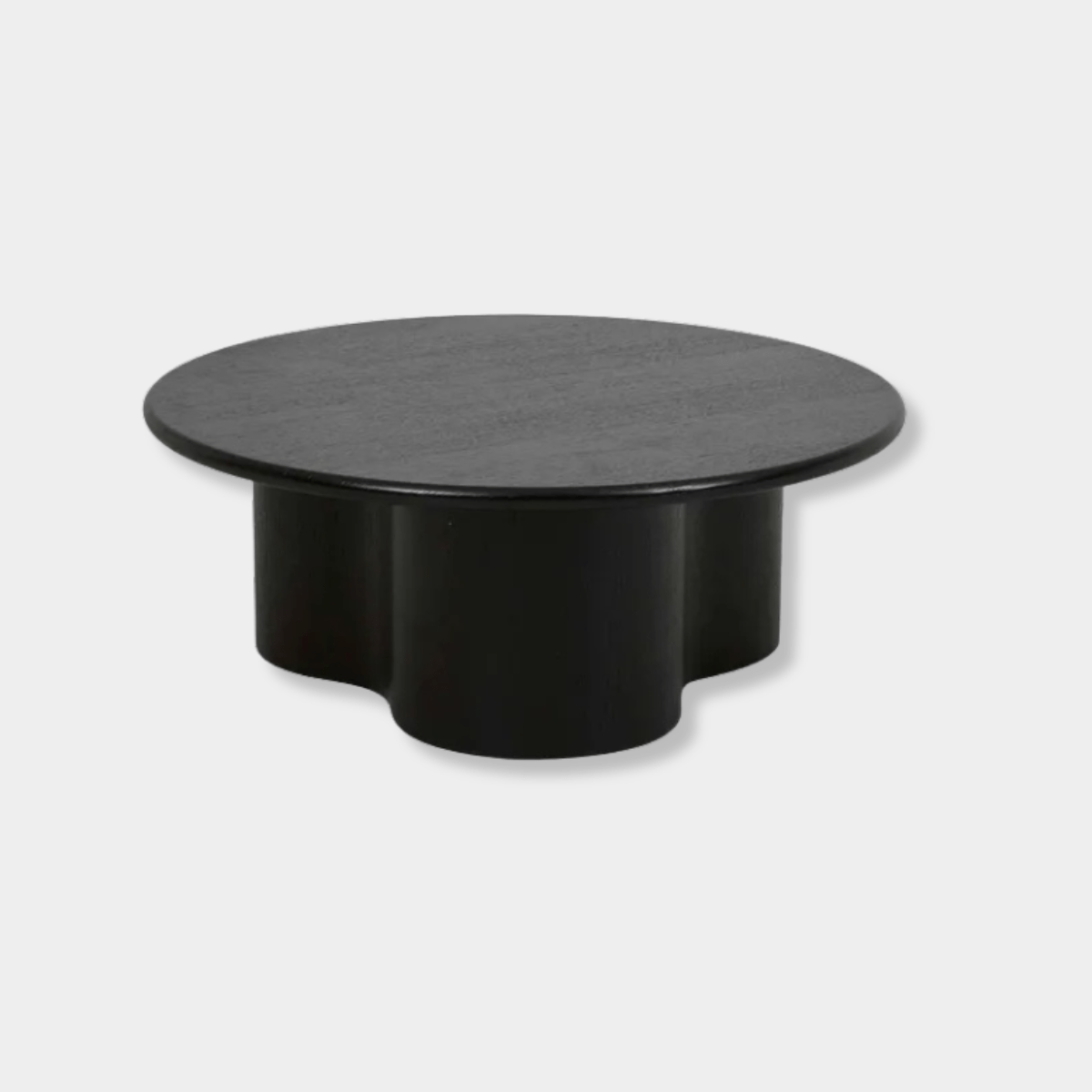 Globe West Coffee Tables Globe West Artie Wave Coffee Table - Black Oak