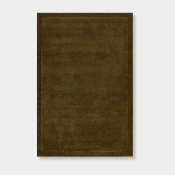 Baya Norfolk Floor Rug in Olive | Norsu Interiors