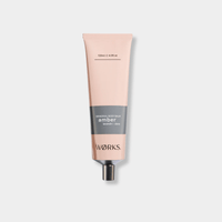Works Body Balm amber-scented 120ml tube with plastic-free aluminium packaging for moisturizing and nourishing dry skin.