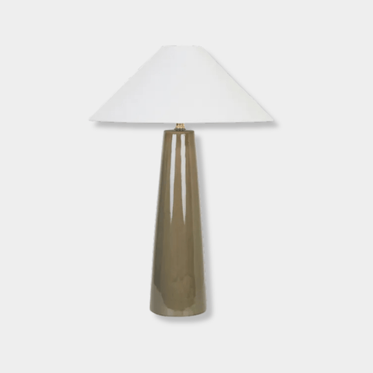 Globe West Lamps GlobeWest Lorne Canopy Table Lamp - Snowgum / Ivory