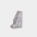 CoTheory Lunar Sculptured Bookend - Tundra Grey Marble