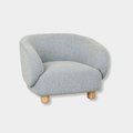 GlobeWest Flo Occasional Chair - Nimbus - Natural Ash