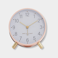 Maisie Silent Tick Alarm Clock - Blush