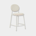 GlobeWest Laylah Loop Barstool - Wheat/Almond Milk