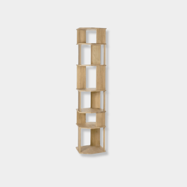 Ethnicraft Stairs Column Bookshelf, Oak | Norsu Interiors