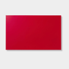 Red magnetic storyboard with powder coated finish designed to match Mustard Made lockers.