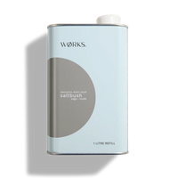 Works Saltbush Body Soap 1L refill in recyclable aluminium canister with pourer