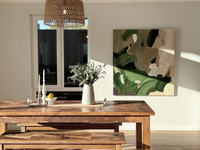 Alisha Falconer fine art canvas print Warming over the Valley abstract nature landscape