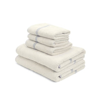 Loop Home Dual Stripe Bundle - Butter/Stone (Bath Towel Bundle)