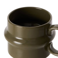 Amalfi Form Mug Green side profile