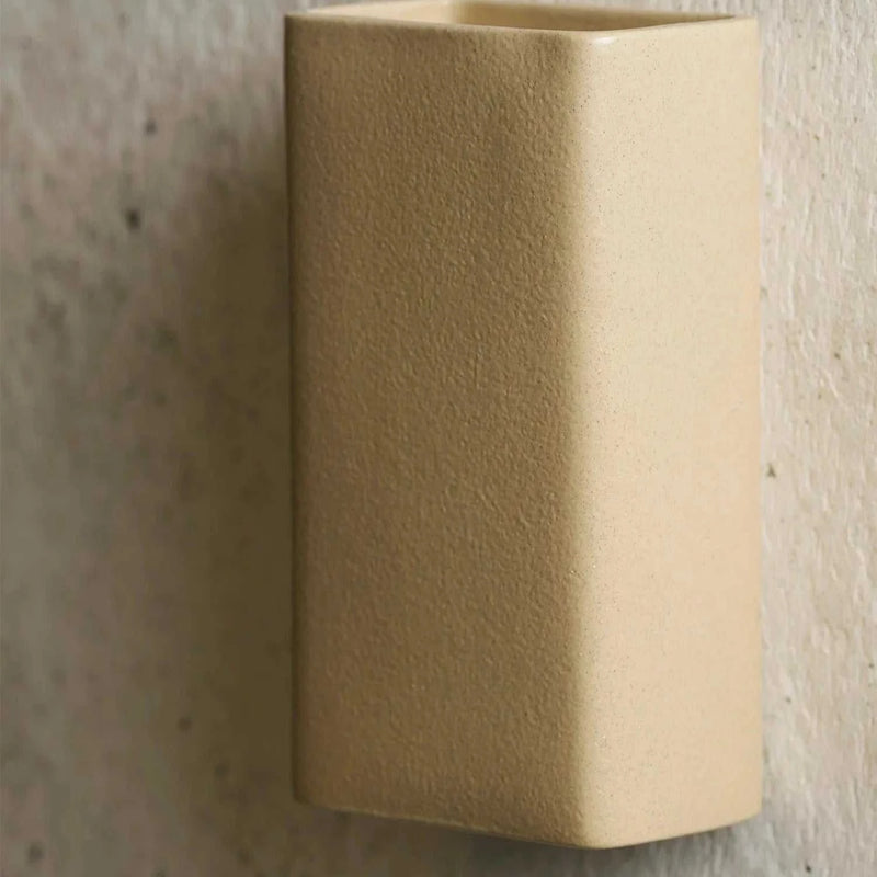 Robert Gordon Interiors Wall Sconce Robert Gordon Box Ceramic Wall Light - Sand