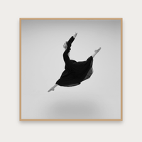 Angelina Print, Square — oak framed