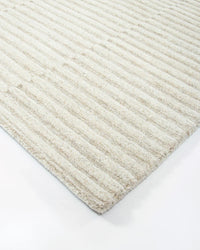 Baya Anni Floor Rug Almond 100% wool handcrafted checkerboard design neutral tone