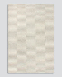 Baya Anni Floor Rug Almond 100% Wool Handcrafted New Zealand Wool Checkerboard Design Neutral Tone