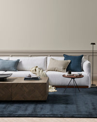 Arcadia Steel pure linen detail