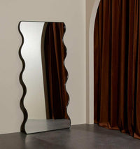 Middle of Nowhere Artemis Mirror, Black, 80 x 165cm.