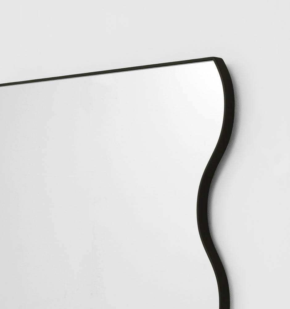 Middle of Nowhere Artemis Mirror, Black, 75 x 90cm.