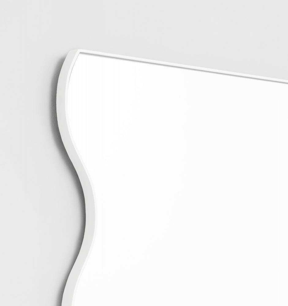 Middle of Nowhere Artemis Mirror, Bright White, 80 x 165cm.