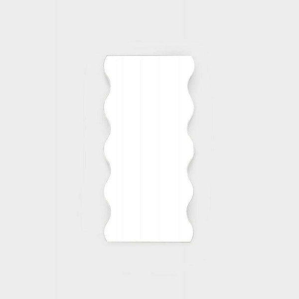 Middle of Nowhere Artemis Mirror, Bright White, 80 x 165cm.