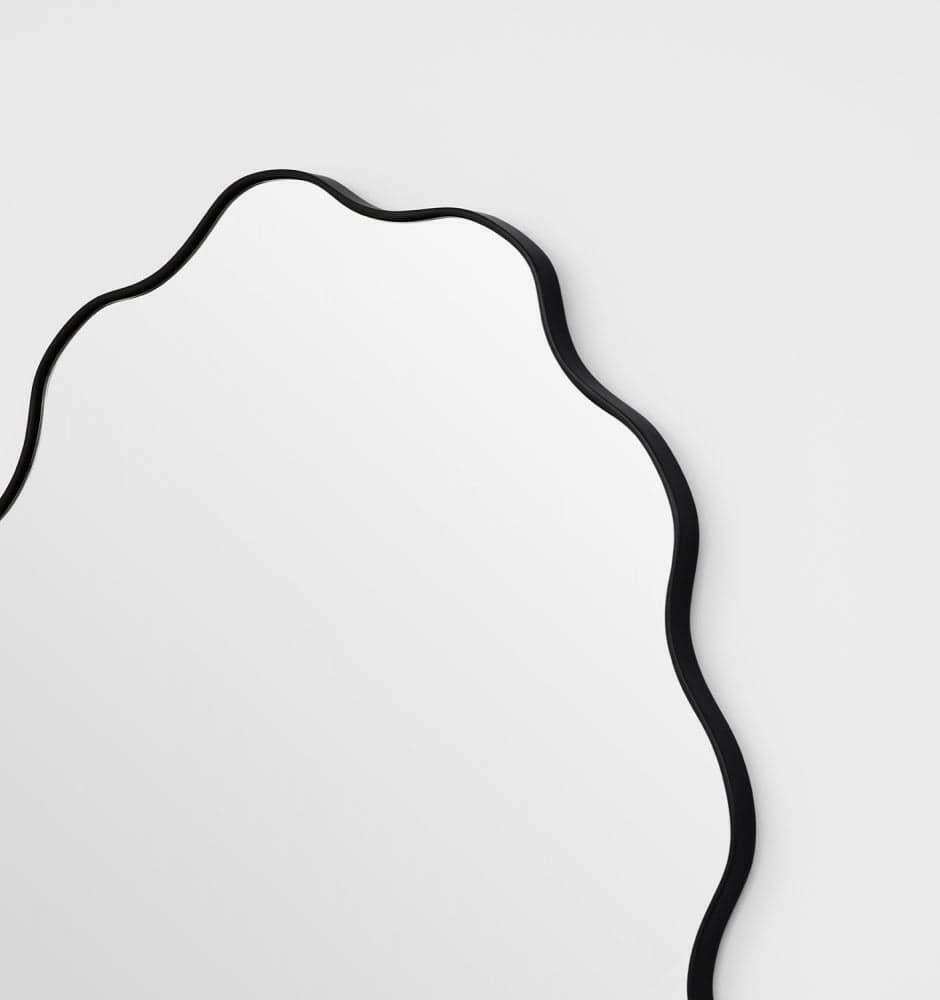 Middle of Nowhere Mirrors Middle of Nowhere Artemis Oval Mirror Black