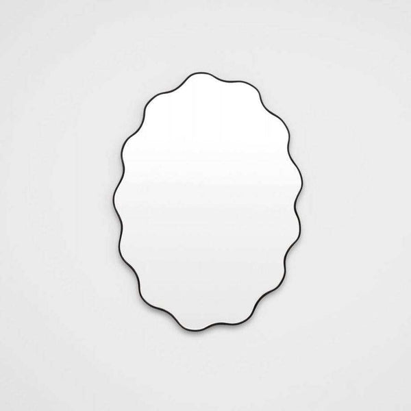 Middle of Nowhere Artemis Oval Mirror, Black | Norsu Interiors