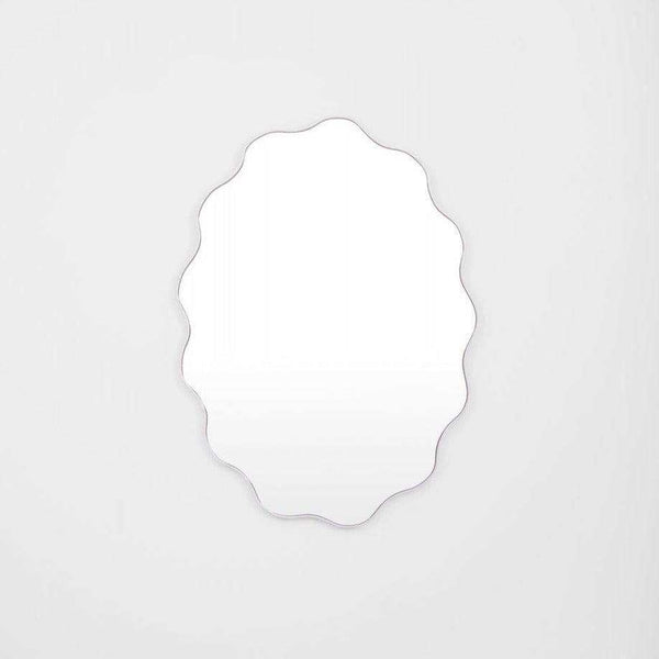 Middle of Nowhere Artemis Oval Mirror, Lilac | Norsu Interiors