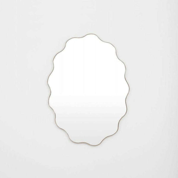 Middle of Nowhere Artemis Oval Mirror, Sand | Norsu Interiors