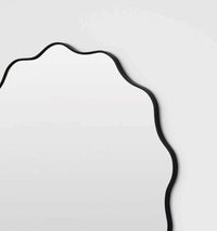 Middle of Nowhere Mirrors Middle of Nowhere Artemis Round Mirror, Black, 100 x 100cm