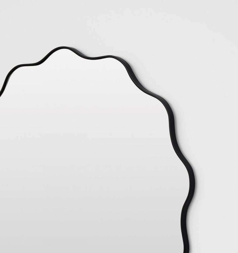 Middle of Nowhere Mirrors Middle of Nowhere Artemis Round Mirror, Black, 100 x 100cm