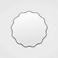 Middle of Nowhere Artemis Round Mirror, Black, 100 x 100cm