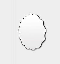 Middle of Nowhere Mirrors Middle of Nowhere Artemis Round Mirror, Black, 100 x 100cm