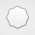 Middle of Nowhere Artemis Round Mirror, Black, 65 x 65cm
