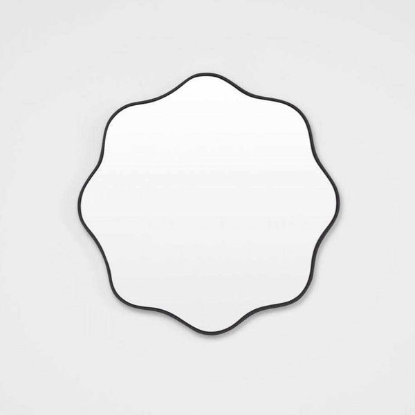 Middle of Nowhere Artemis Round Mirror, Black, 65 x 65cm | Norsu Interiors