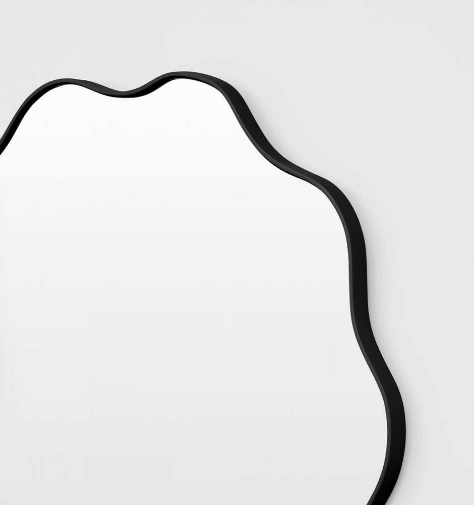 Middle of Nowhere Mirrors Middle of Nowhere Artemis Round Mirror, Black, 80 x 80cm
