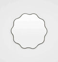 Middle of Nowhere Artemis Round Mirror, Black, 80 x 80cm