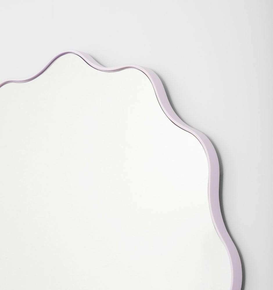 Middle of Nowhere Mirrors Middle of Nowhere Artemis Round Mirror, Lilac, 100 x 100cm