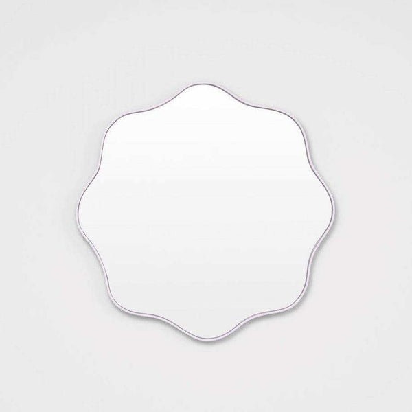 Middle of Nowhere Artemis Round Mirror, Lilac, 65 x 65cm | Norsu Interiors