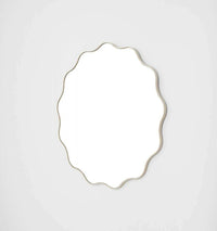 Middle of Nowhere Mirrors Middle of Nowhere Artemis Round Mirror, Sand, 100 x 100cm